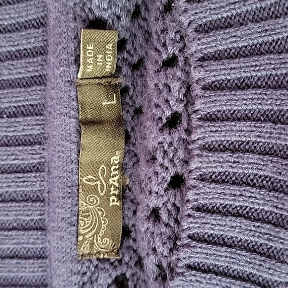 PrAna Navy  Mesh Sweater / L. - Picture 3 of 8
